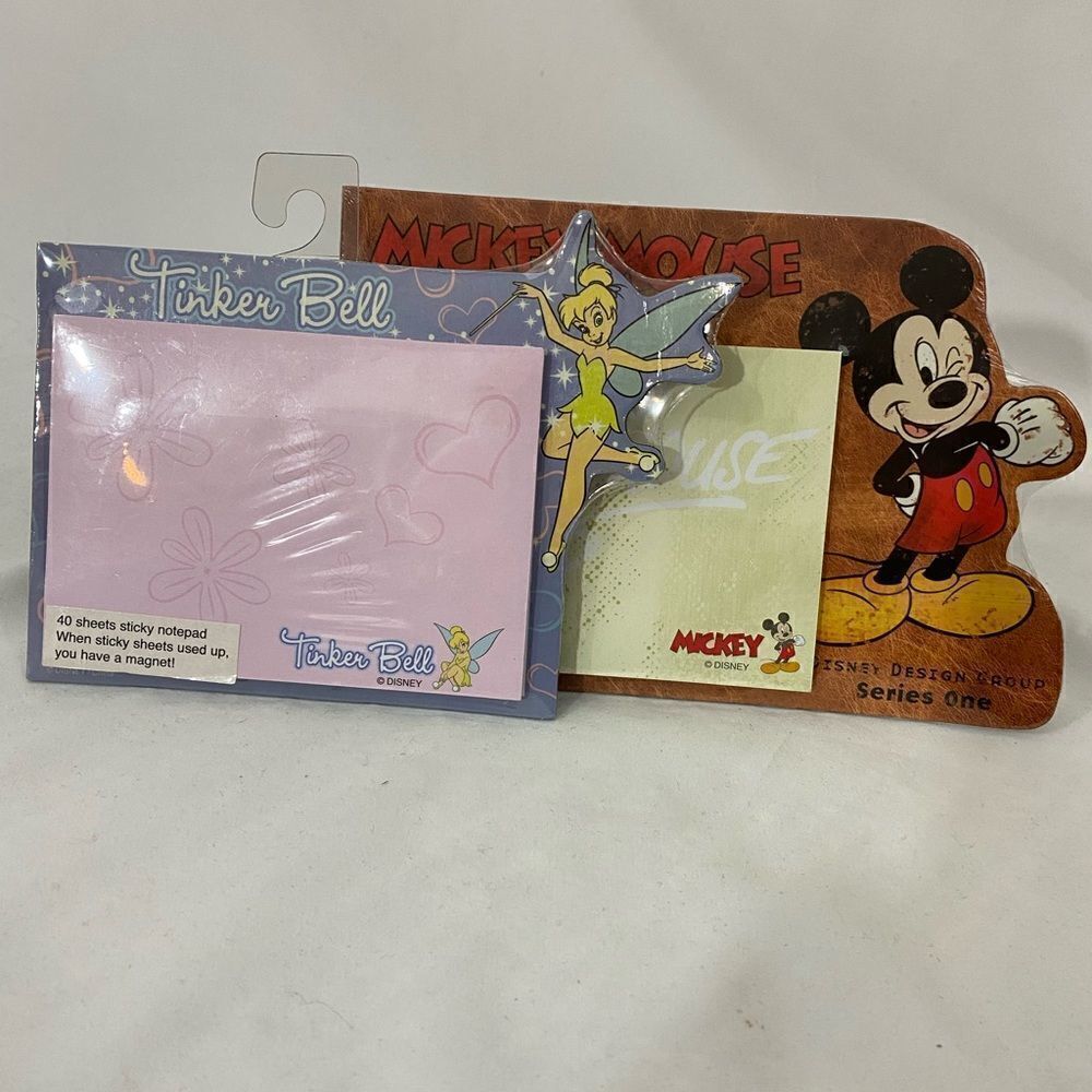 NWT Vintage WDW Sticky Notepad/Magnet Set